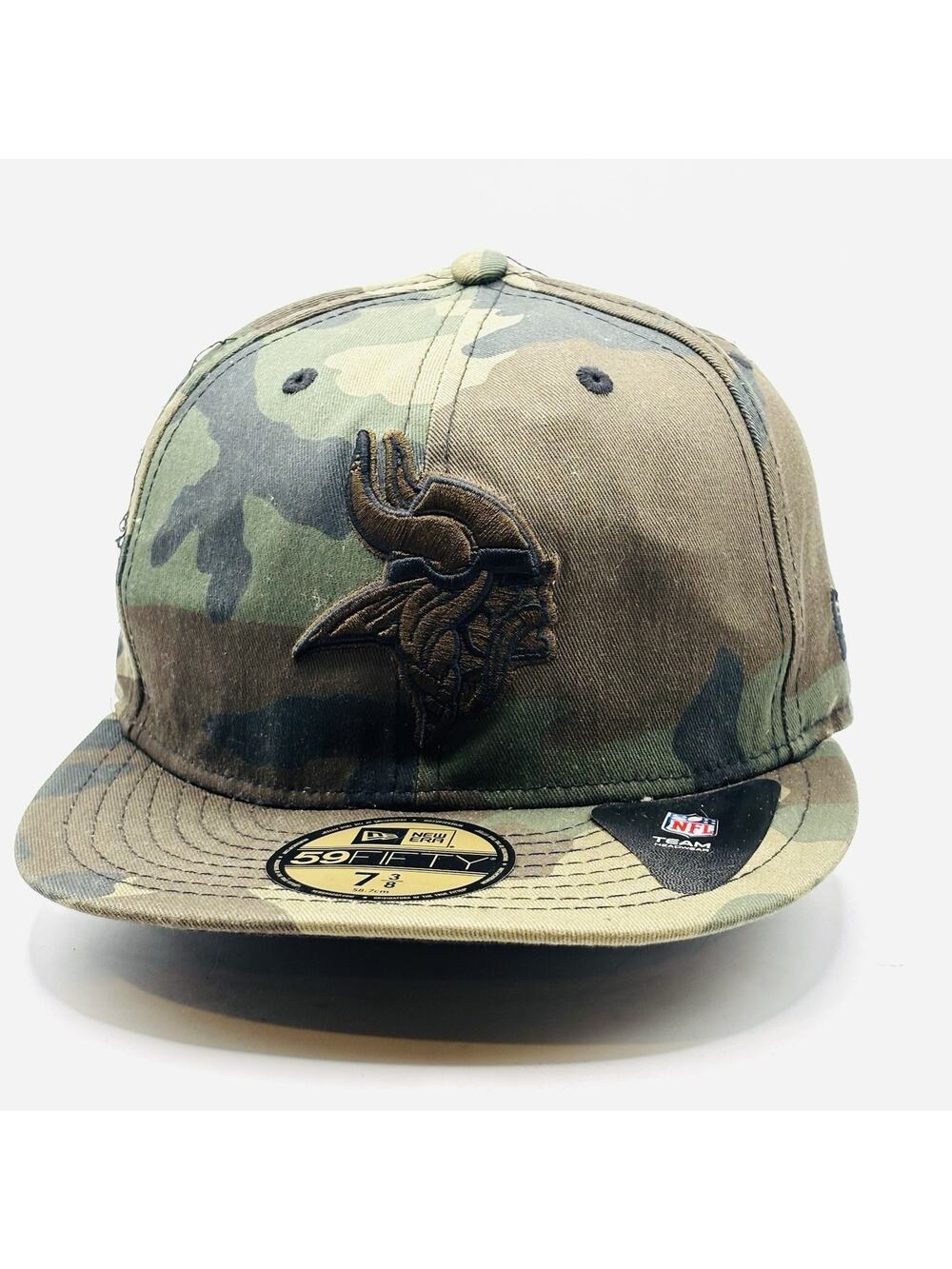 Minnesota Vikings NFL Cap New Era 59Fifty Fitted 7 3/8 Salute to Service Camo
